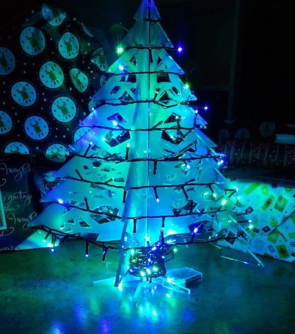 Laser Cut Acrylic Christmas Tree