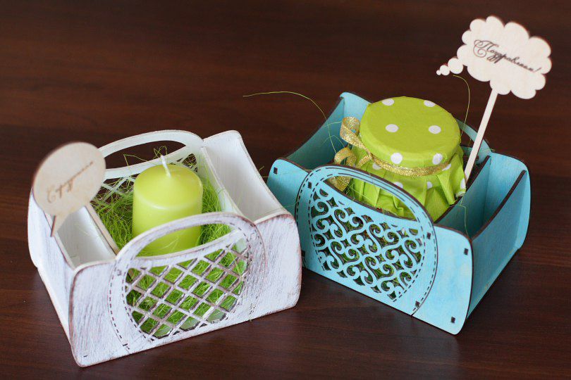 Laser Cut Small Multipurpose Basket