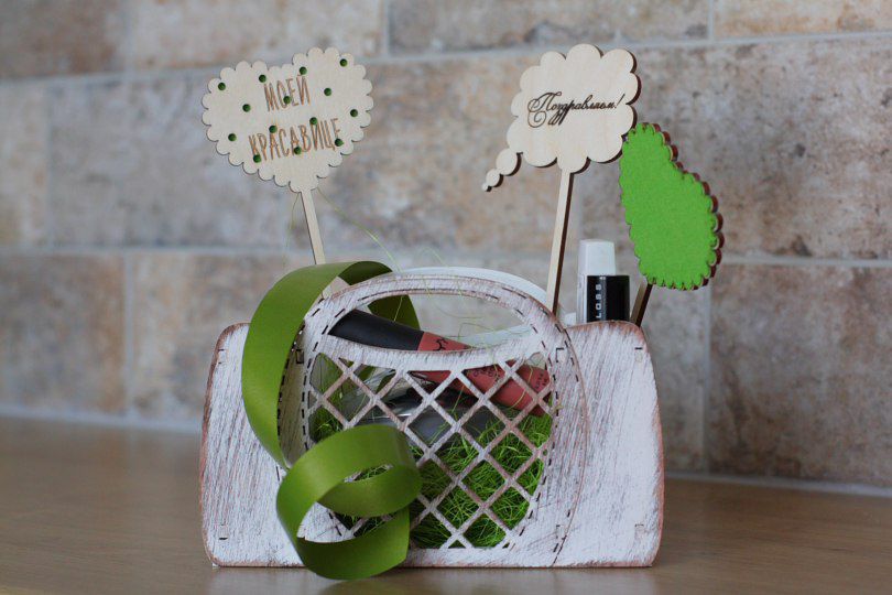 Laser Cut Small Multipurpose Basket