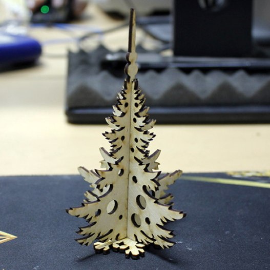 Laser Cut Eco Friendly Christmas Tree Decor