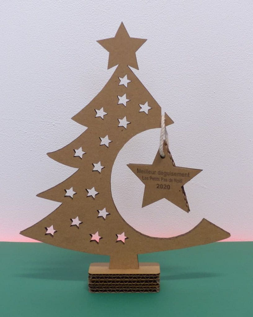 Laser Cut Freestanding Christmas Tree Decoration