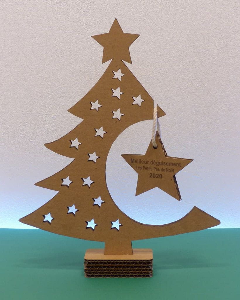 Laser Cut Freestanding Christmas Tree Decoration