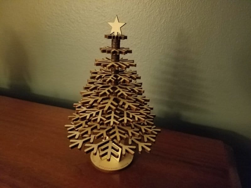 Laser Cut Flat Pack Christmas Tree