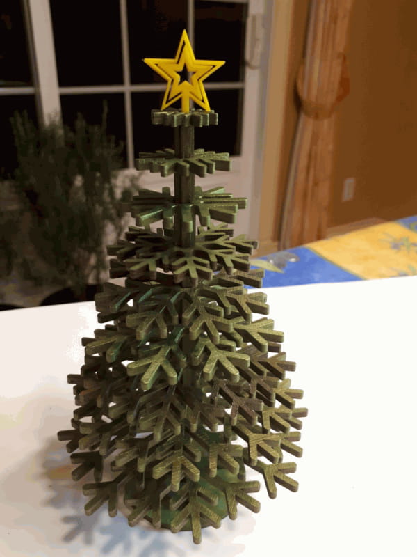 Laser Cut Flat Pack Christmas Tree