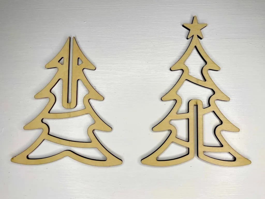 Laser Cut Small Christmas Tree Decor