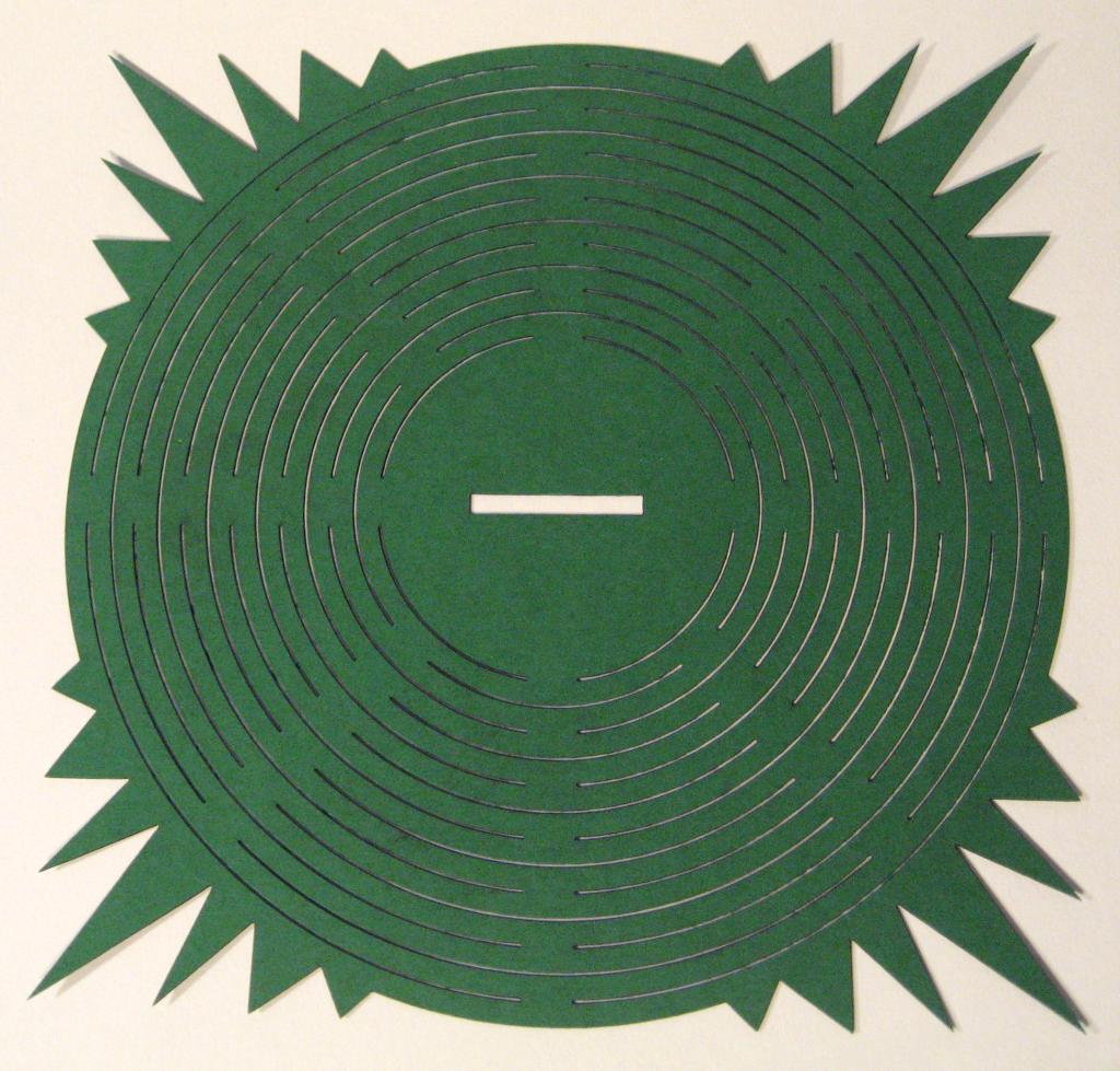 Laser Cut Spiral Pop Up Christmas Tree