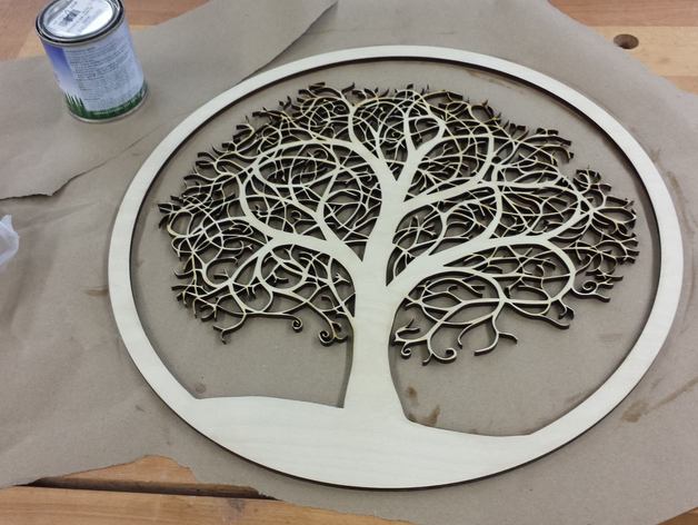 Laser Cut Tree of Life Wall Decor