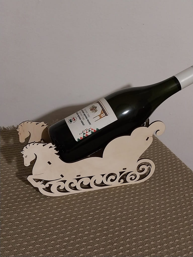 Laser Cut Decorative Wooden Christmas Sleigh