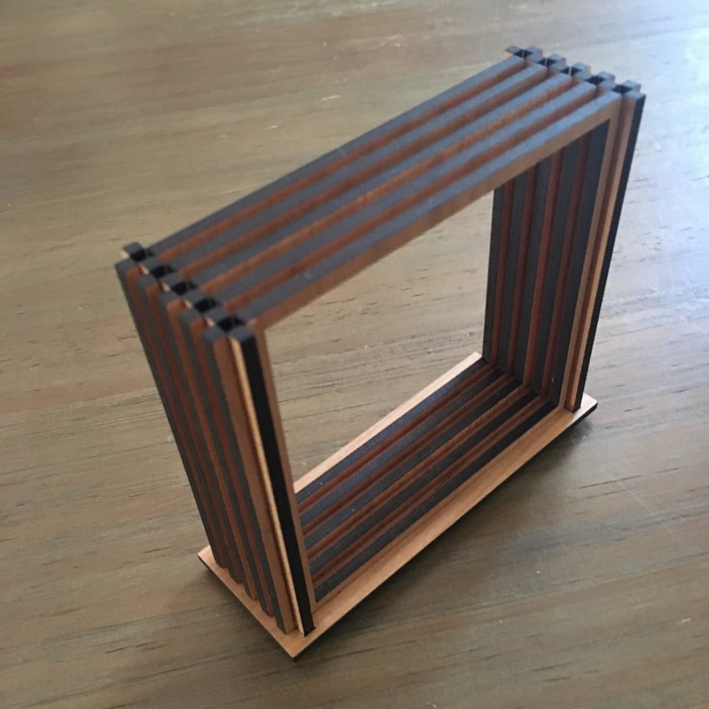 Laser Cut Shadow Box Acrylic Coasters