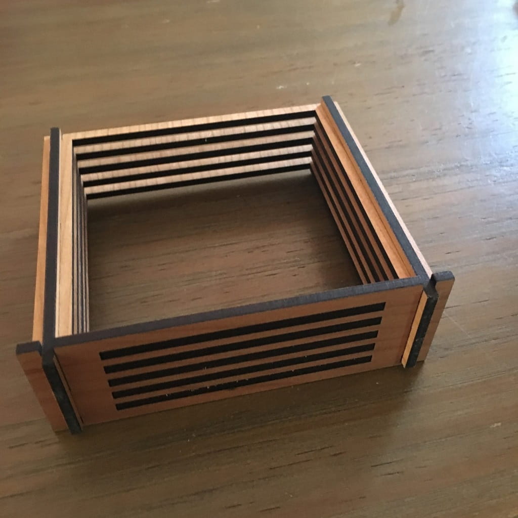 Laser Cut Shadow Box Acrylic Coasters