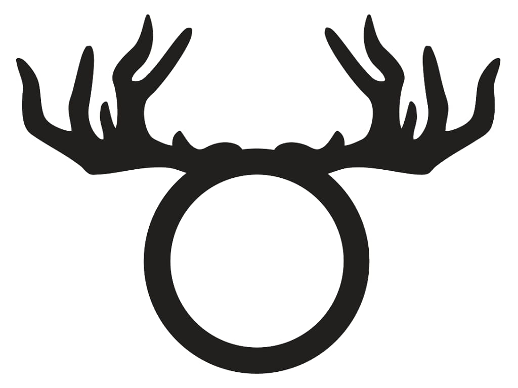 Laser Cut Wooden Reindeer Serviette Ring