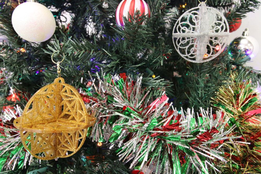 Laser Cut Intricate Christmas Ornament