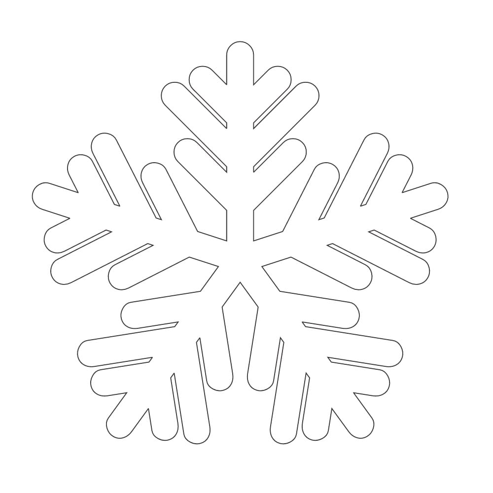 Laser Cut Snowflake Winter Decor