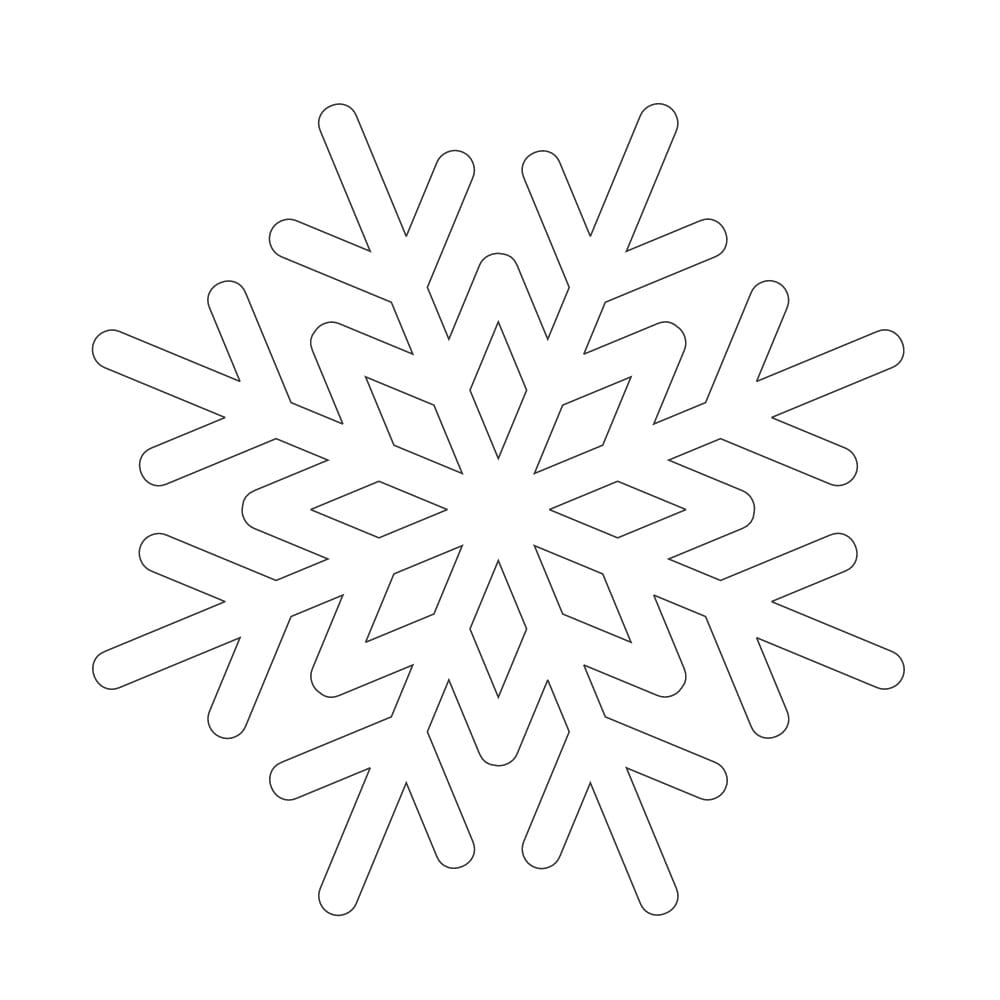 Laser Cut Snowflake Winter Party Decoration