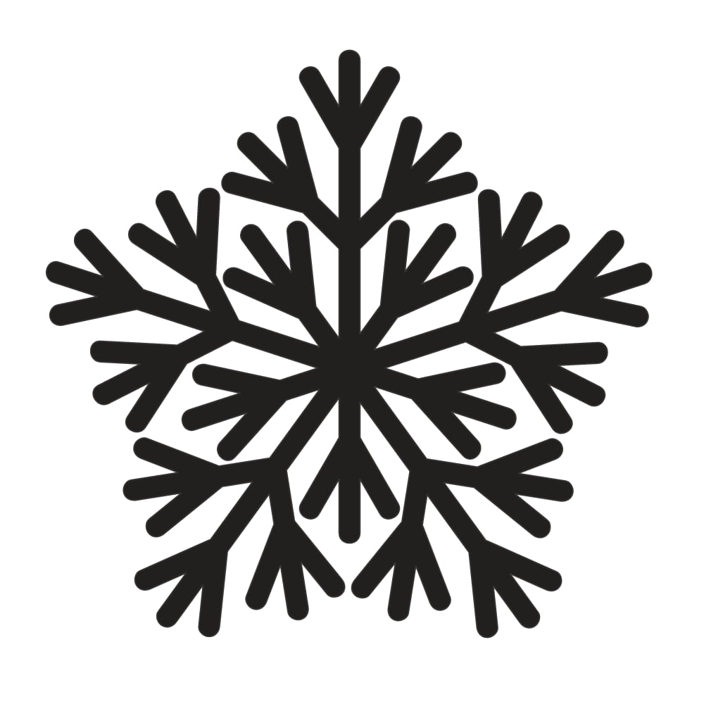Laser Cut Winter Snowflake Party Decor