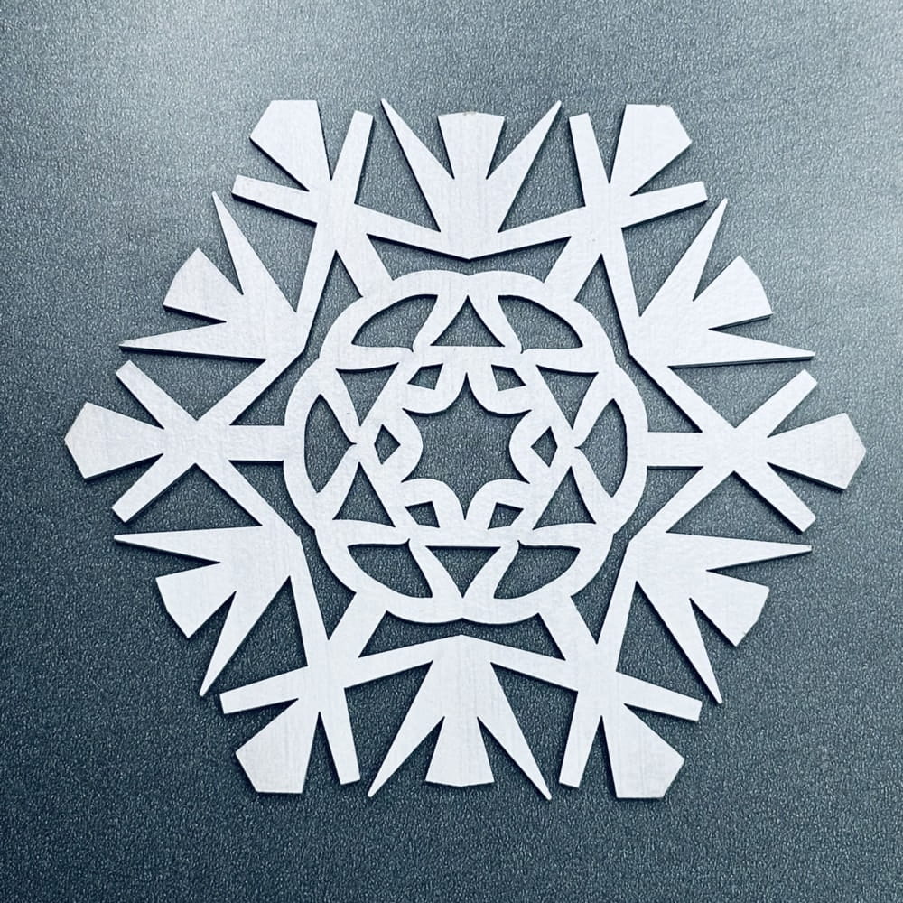 Laser Cut Snowflake Festive Holiday Decoration