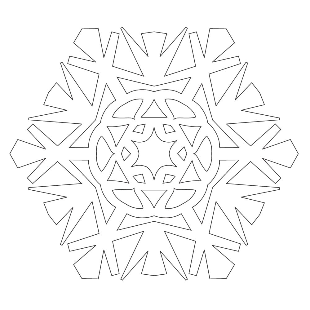 Laser Cut Snowflake Festive Holiday Decoration