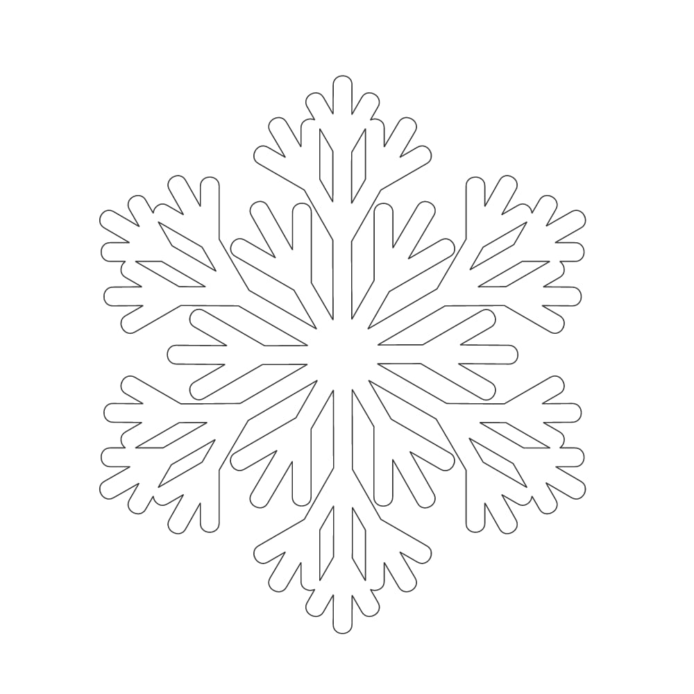 Laser Cut Snowflake Festive Holiday Decor