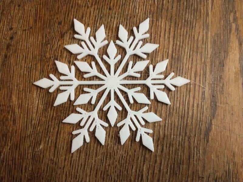 Laser Cut Decorative Christmas Snowflake