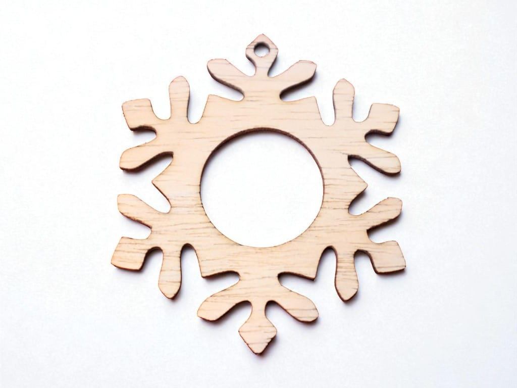 Laser Cut Snowflake Holiday Tree Decor