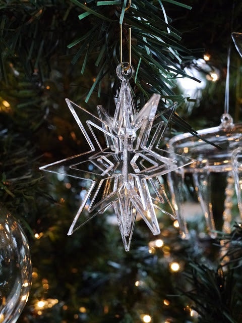 Laser Cut 3D Star Christmas Tree Pendant
