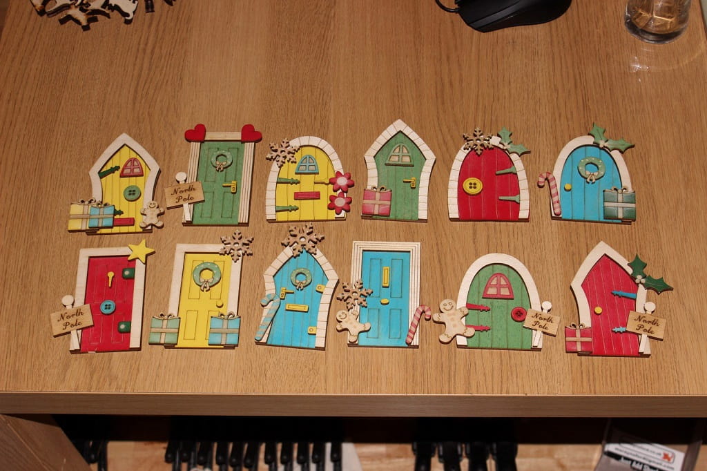 Laser Cut Christmas Door Decorations