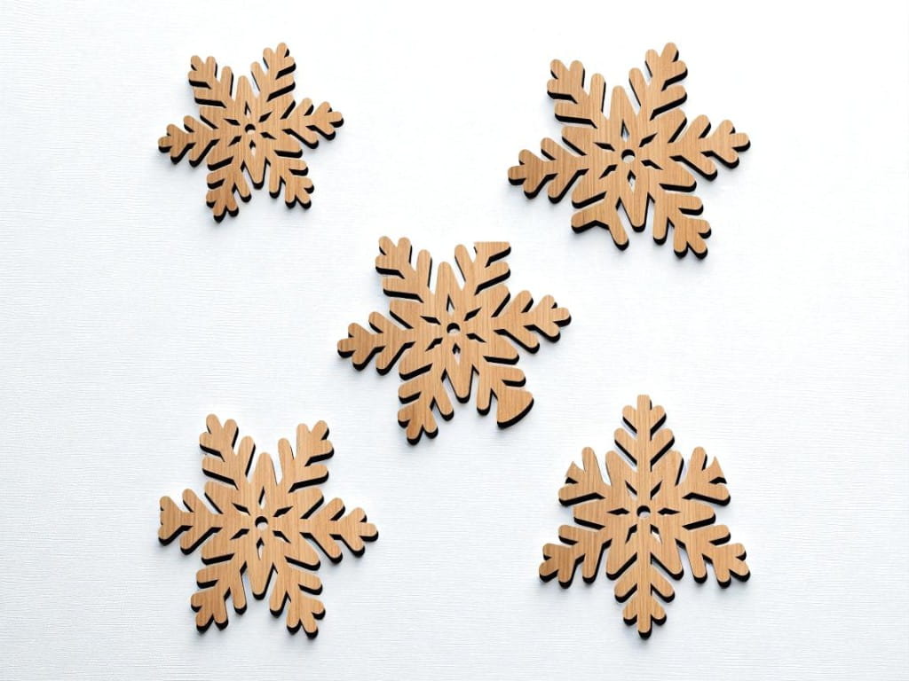 Laser Cut Snowflake Christmas Decoration