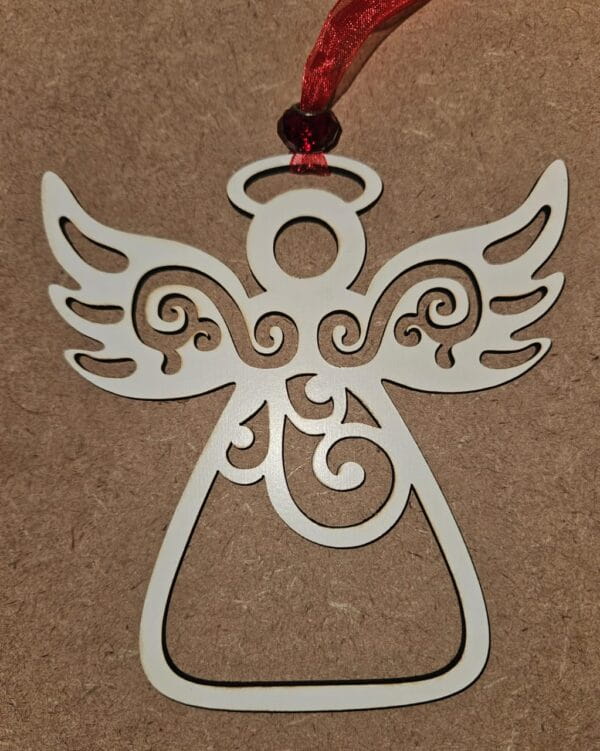 Laser Cut Heavenly Angel Christmas Tree Ornament