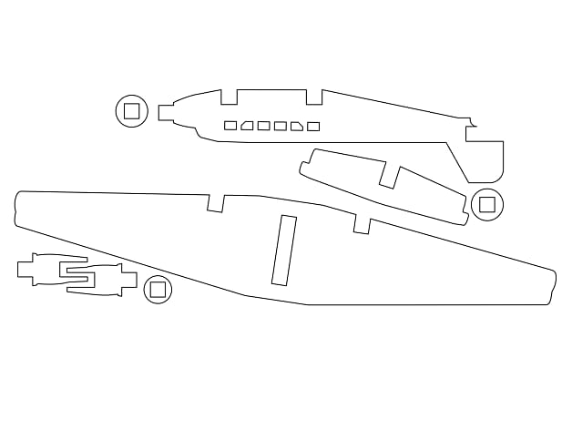 Laser Cut Junkers Ju 52 Military Transport Aircraft 3D Wood Model
