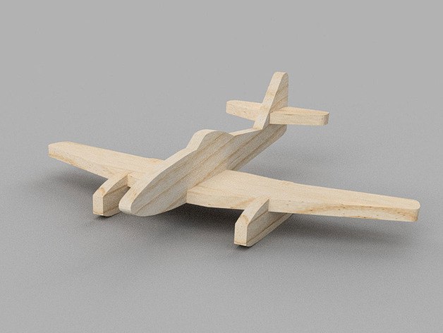 Laser Cut Messerschmitt Me 262 Plane 3D Wood Model