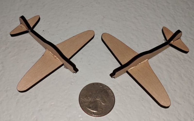 Laser Cut Mitsubishi A6M Zero Japanese Fighter Aircraft