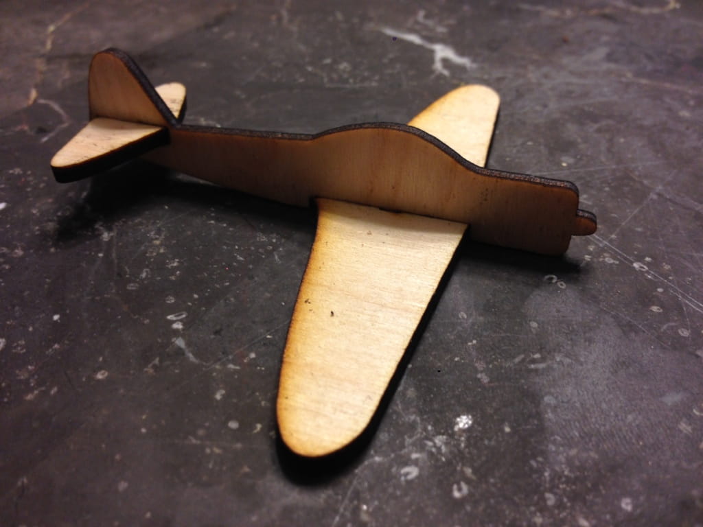 Laser Cut Mitsubishi A6M Zero Japanese Fighter Aircraft