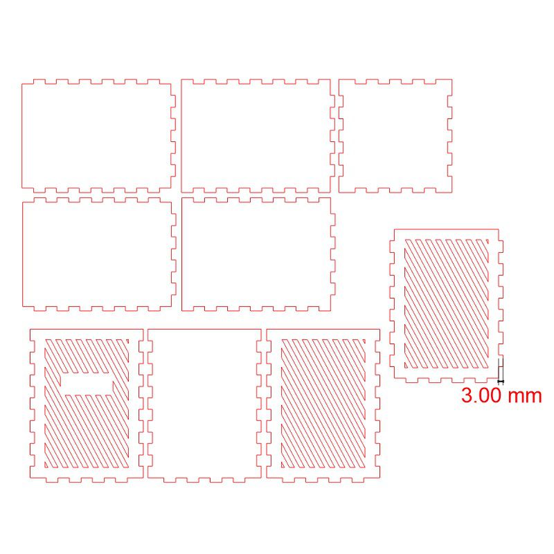 Laser Cut Acrylic Pen Basket Pencil Holder