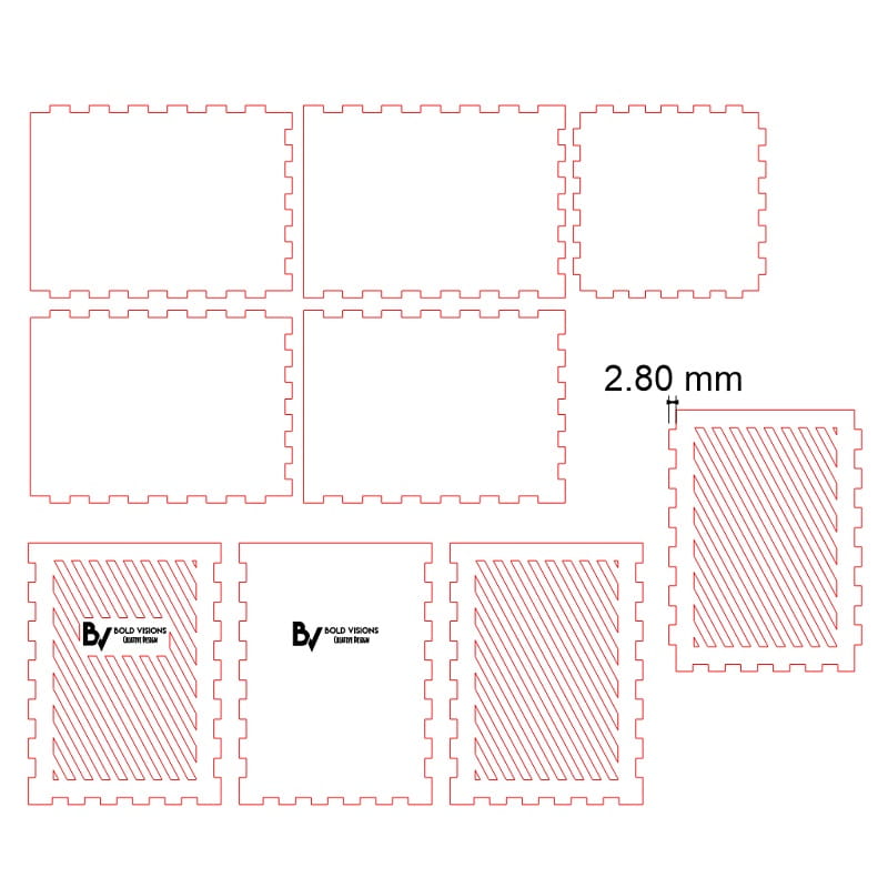 Laser Cut Acrylic Pen Basket Pencil Holder