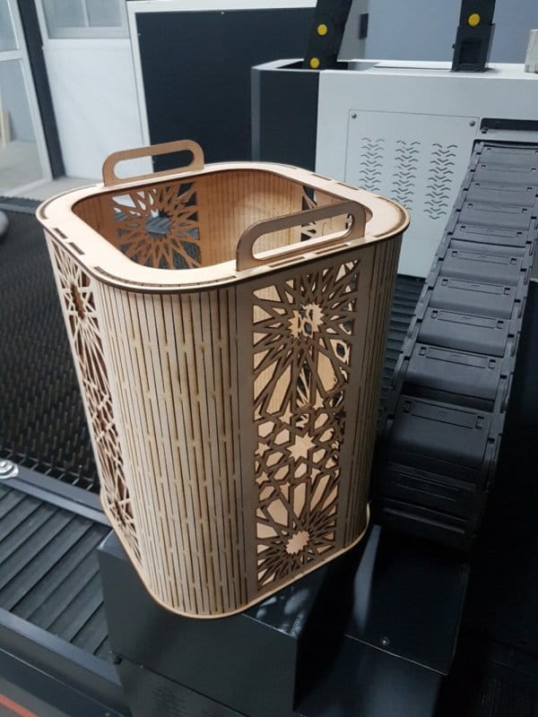 Laser Cut Pen Pencil Holder Basket