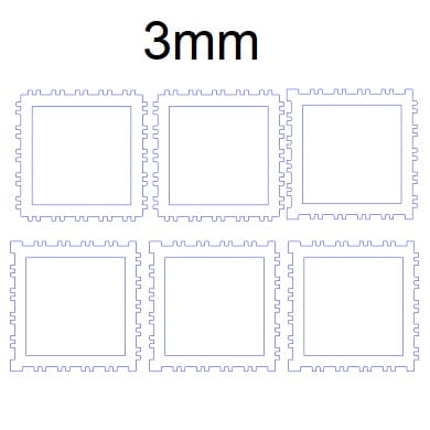 Laser Cut Wooden Rubber Band Pencil Holder