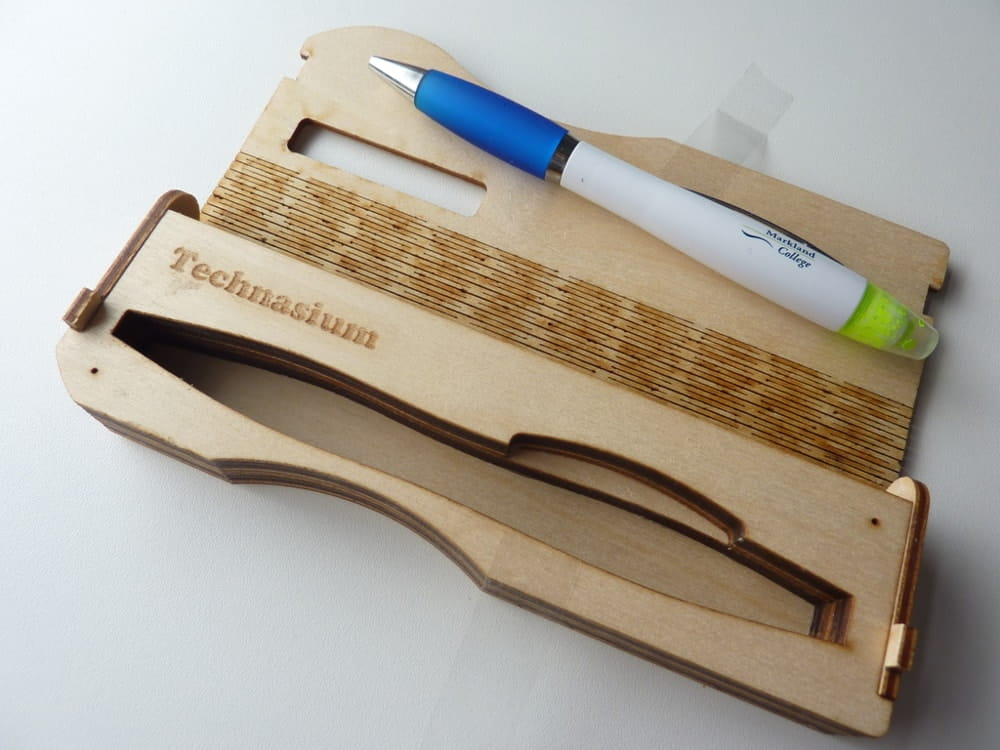 Laser Cut Personalized Pen Case Gift Box