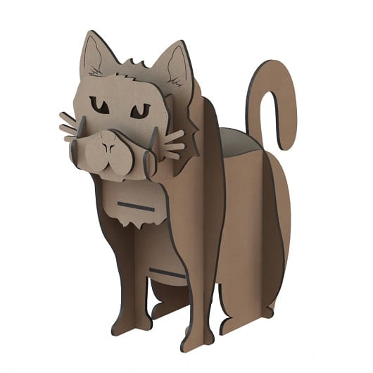 Laser Cut Wooden Dog Pencil Holder