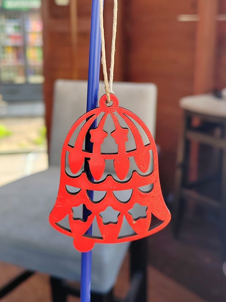 Laser Cut Bell Christmas Tree Ornament