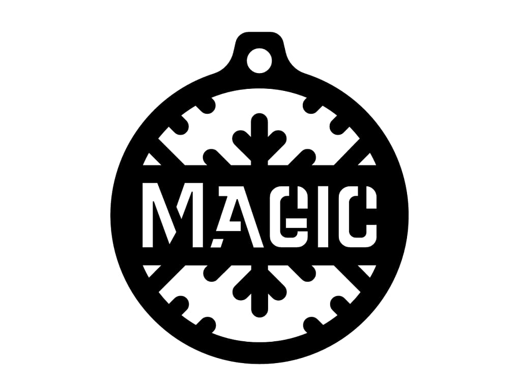 Laser Cut Magic Christmas Tree Bauble