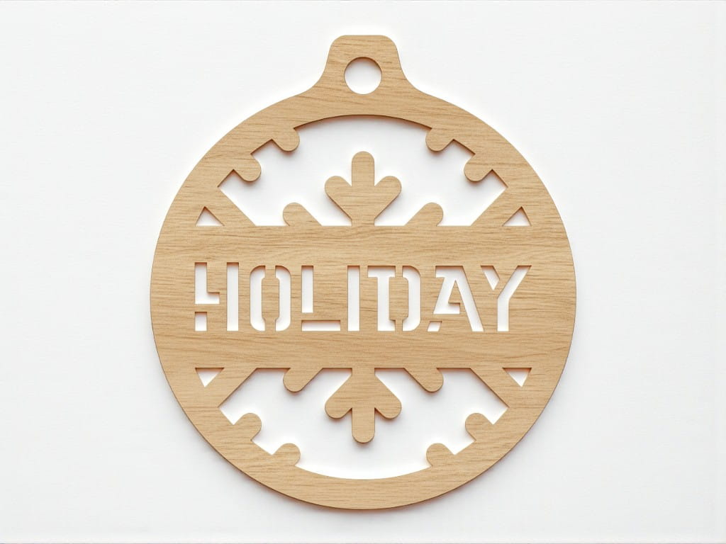Laser Cut Holiday Christmas Bauble