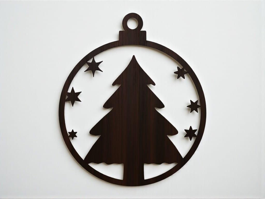 Laser Cut Christmas Tree Decor Bauble