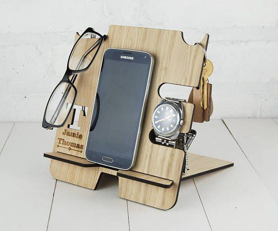 Laser Cut Desktop Docking Station