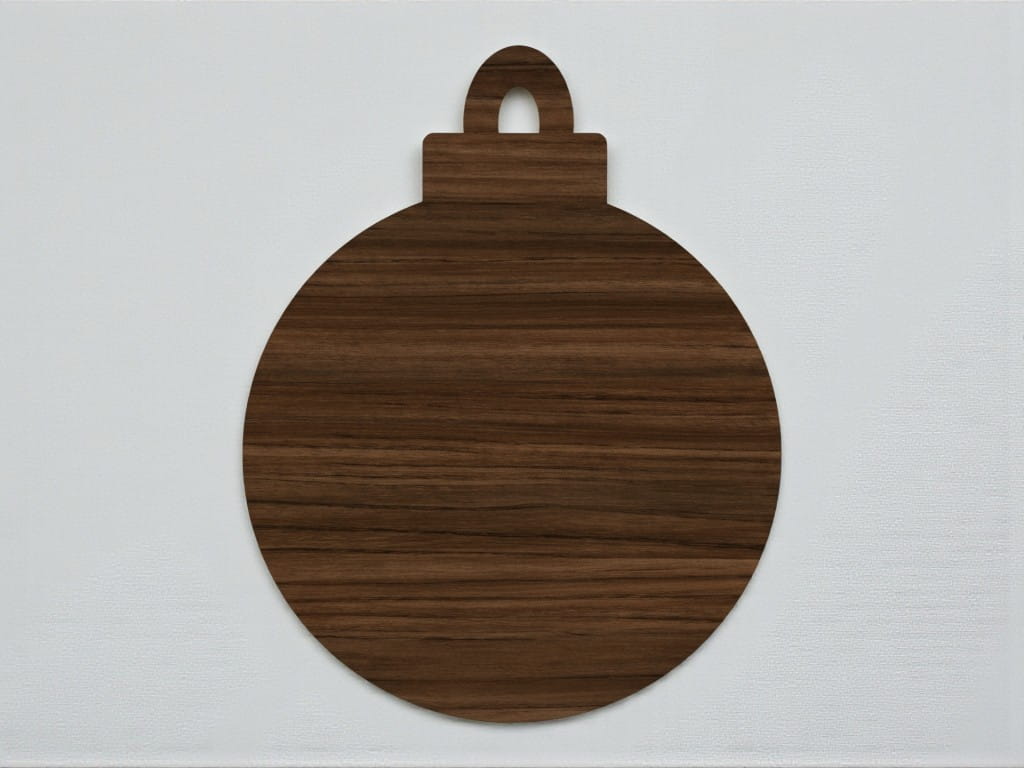 Laser Cut Blank Christmas Bauble