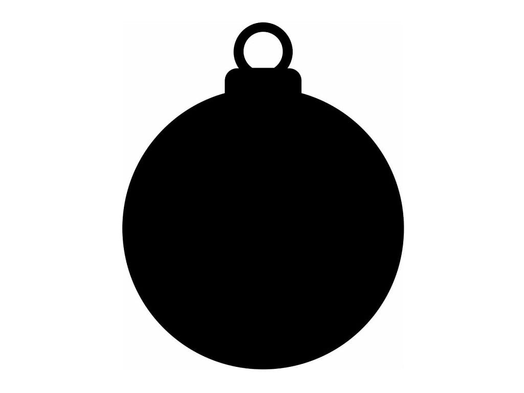 Laser Cut Blank Christmas Bauble Festive Ornament