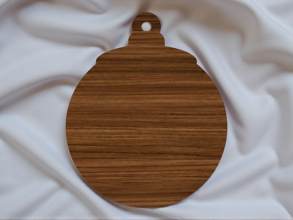 Laser Cut Blank Christmas Tree Ornament
