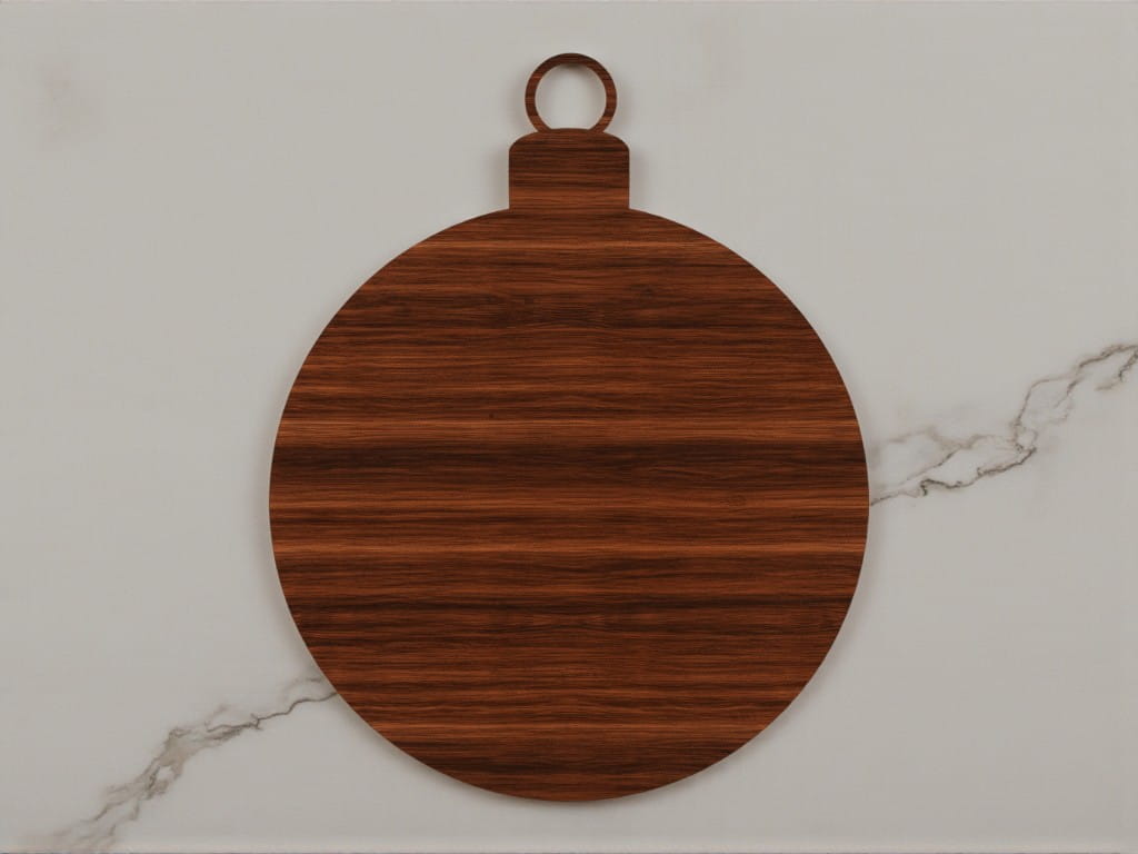 Laser Cut Christmas Bauble Craft