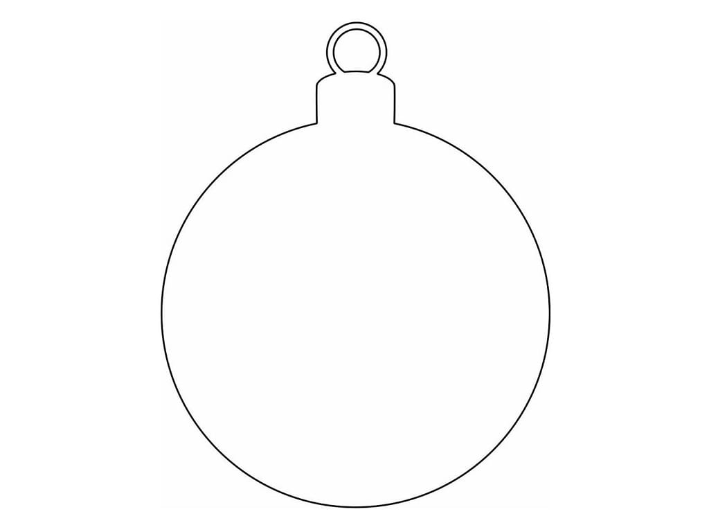 Laser Cut Christmas Bauble Craft