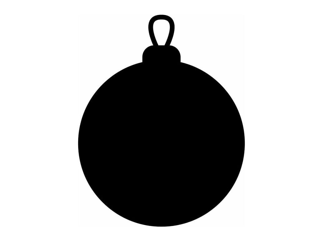 Laser Cut Decorative Christmas Bauble Blank