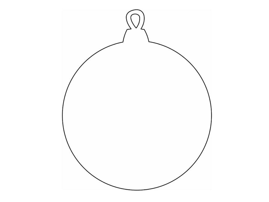 Laser Cut Holiday Christmas Ornament Blank